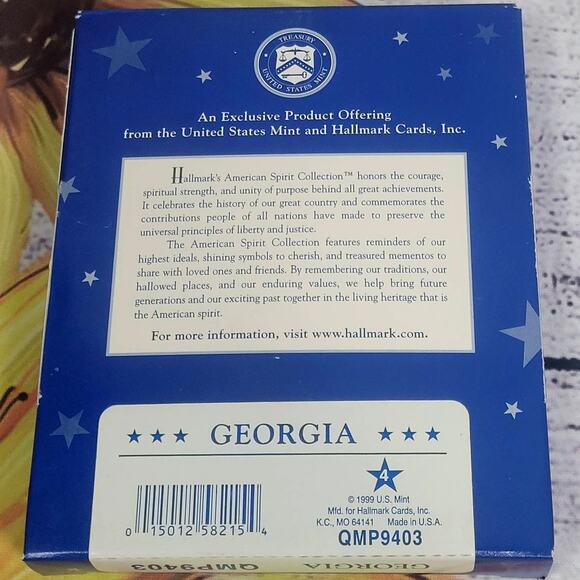 Vintage Hallmark American‎ Spirit Collection Ornament Georgia - Picture 5 of 6